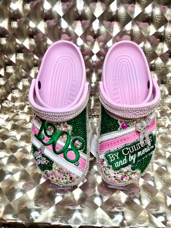 For the couture- premium bling crocs