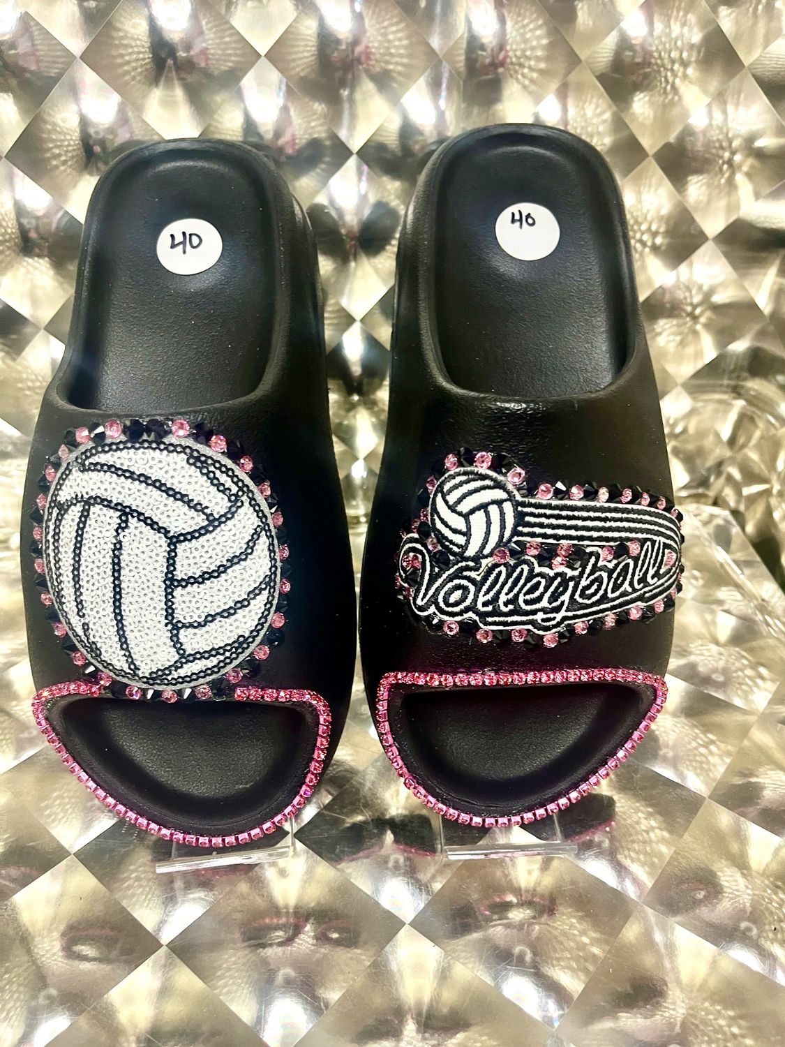 Volleyball Bling Slides