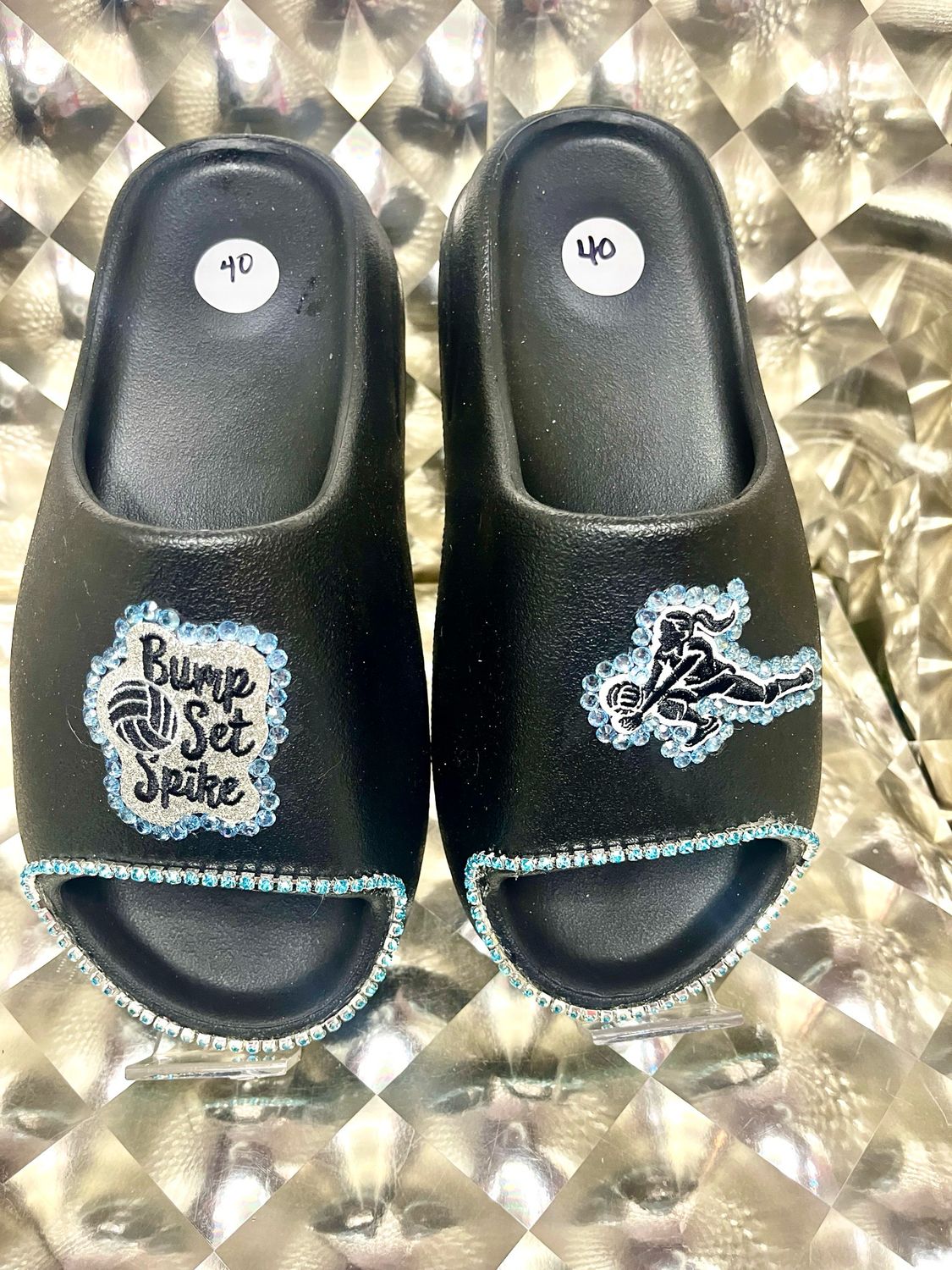 Volleyball Bling Slides