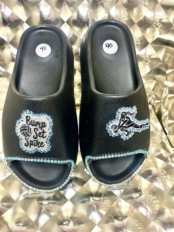 Volleyball Bling Slides