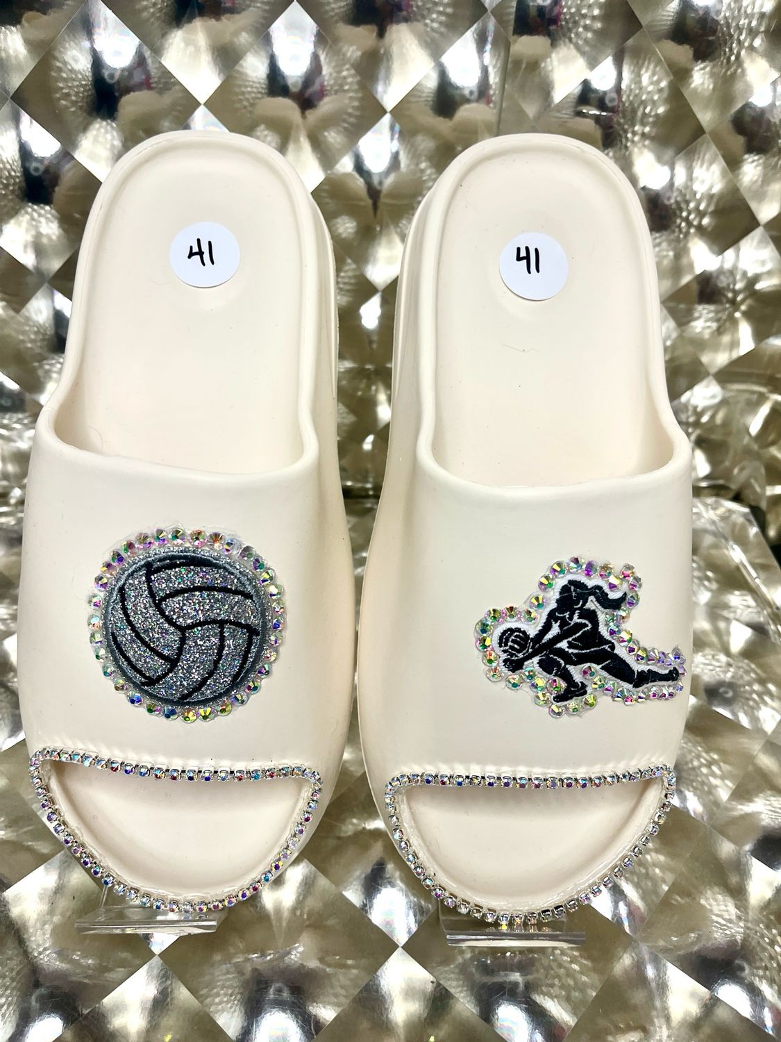 Volleyball Bling Slides