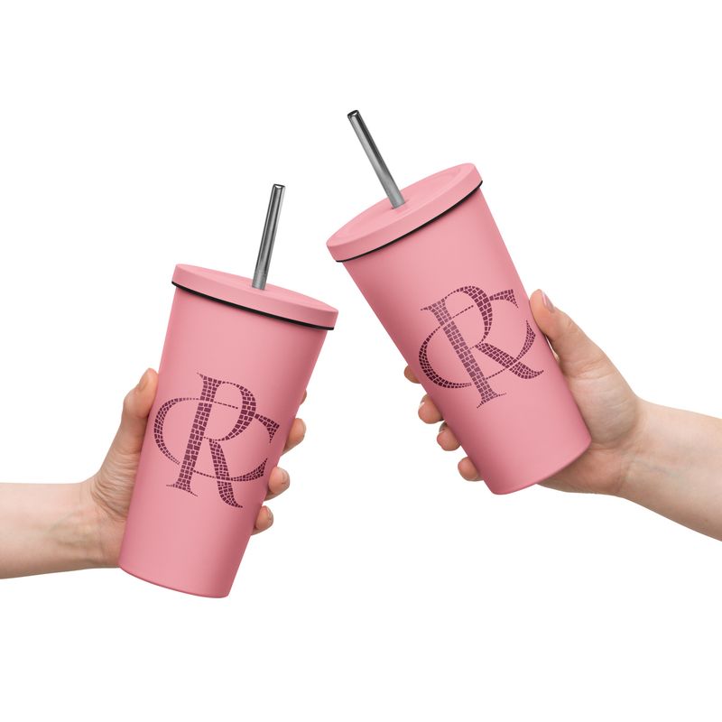 RC - Insulated tumbler with a straw