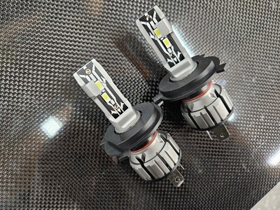 H4 LED Headlight Bulbs Xenon White 12000 LM 6500K