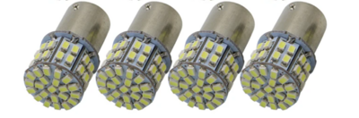 BA15s LED Bulb 12V White