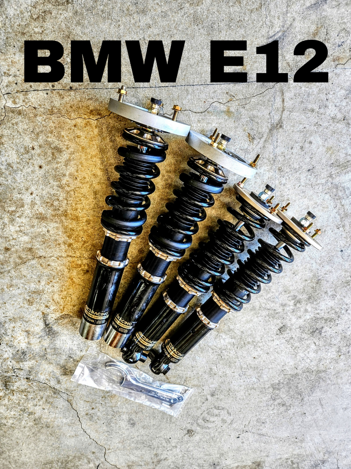 BMW E12 BC coilovers