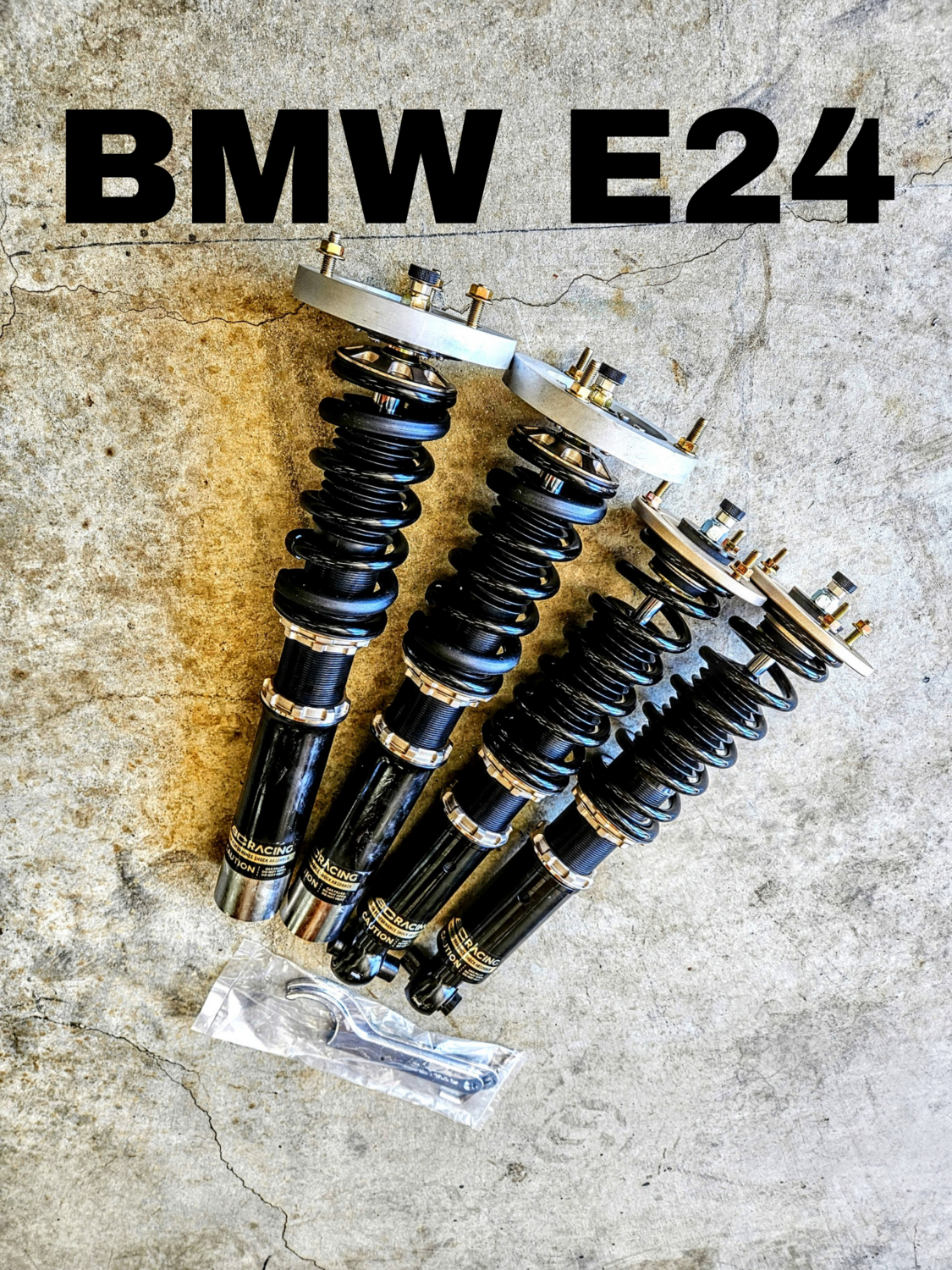 BMW E24 BC coilovers