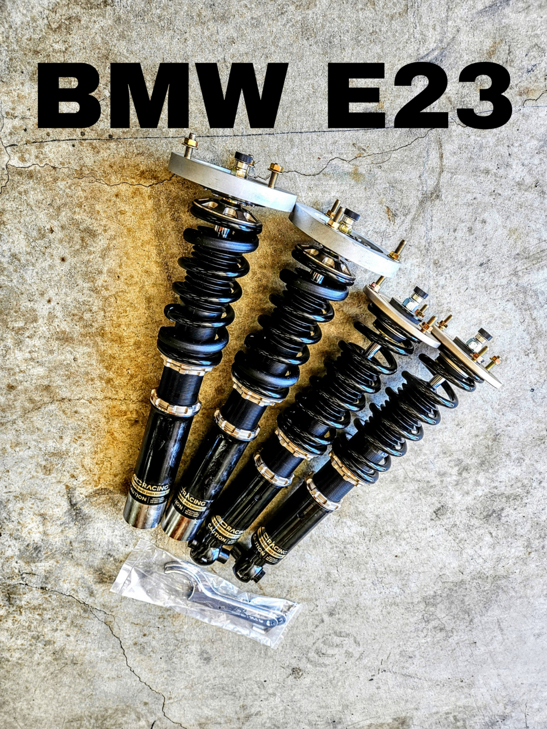 BMW E23 BC coilovers