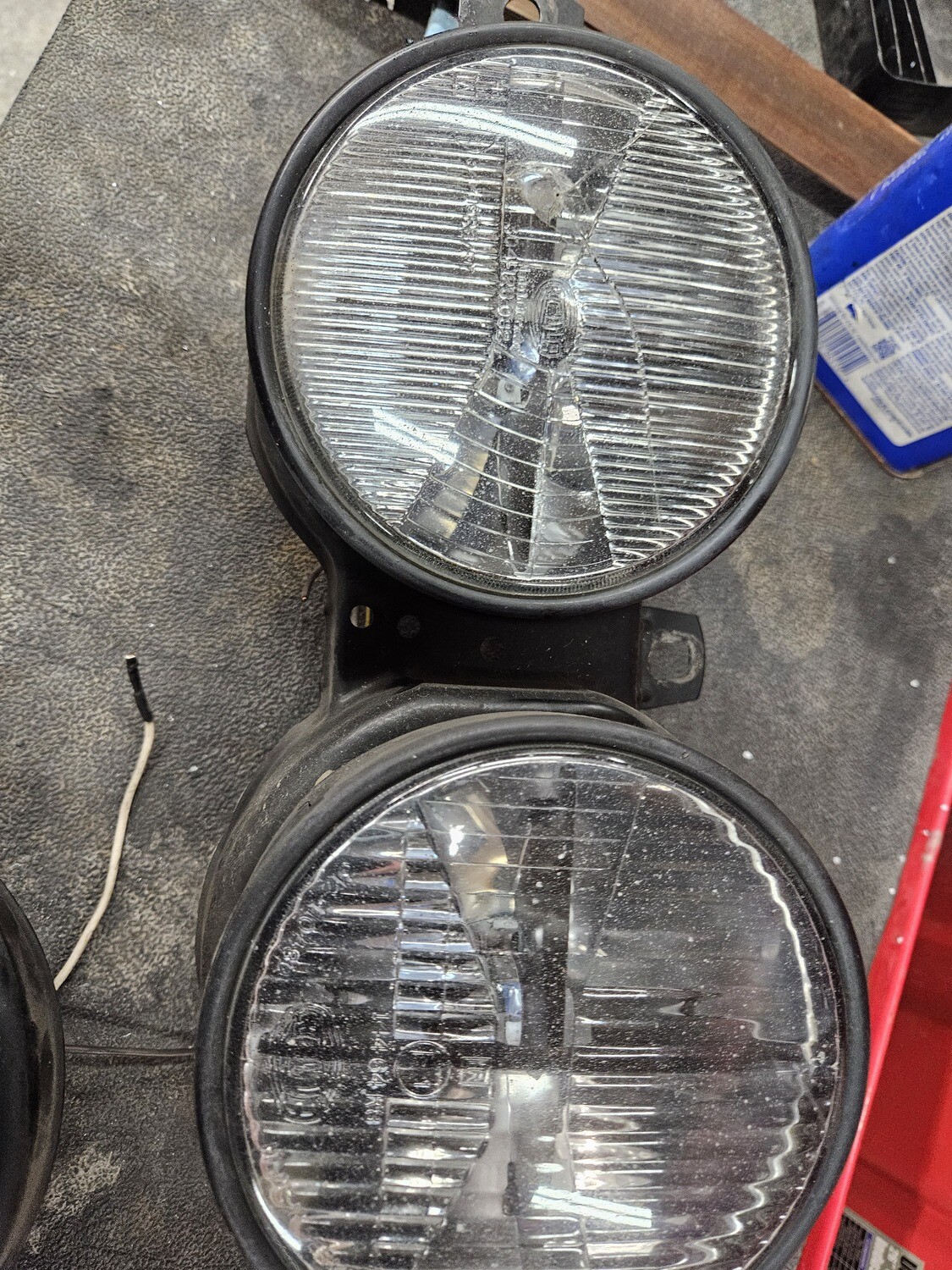 Black Hella E30 headlights