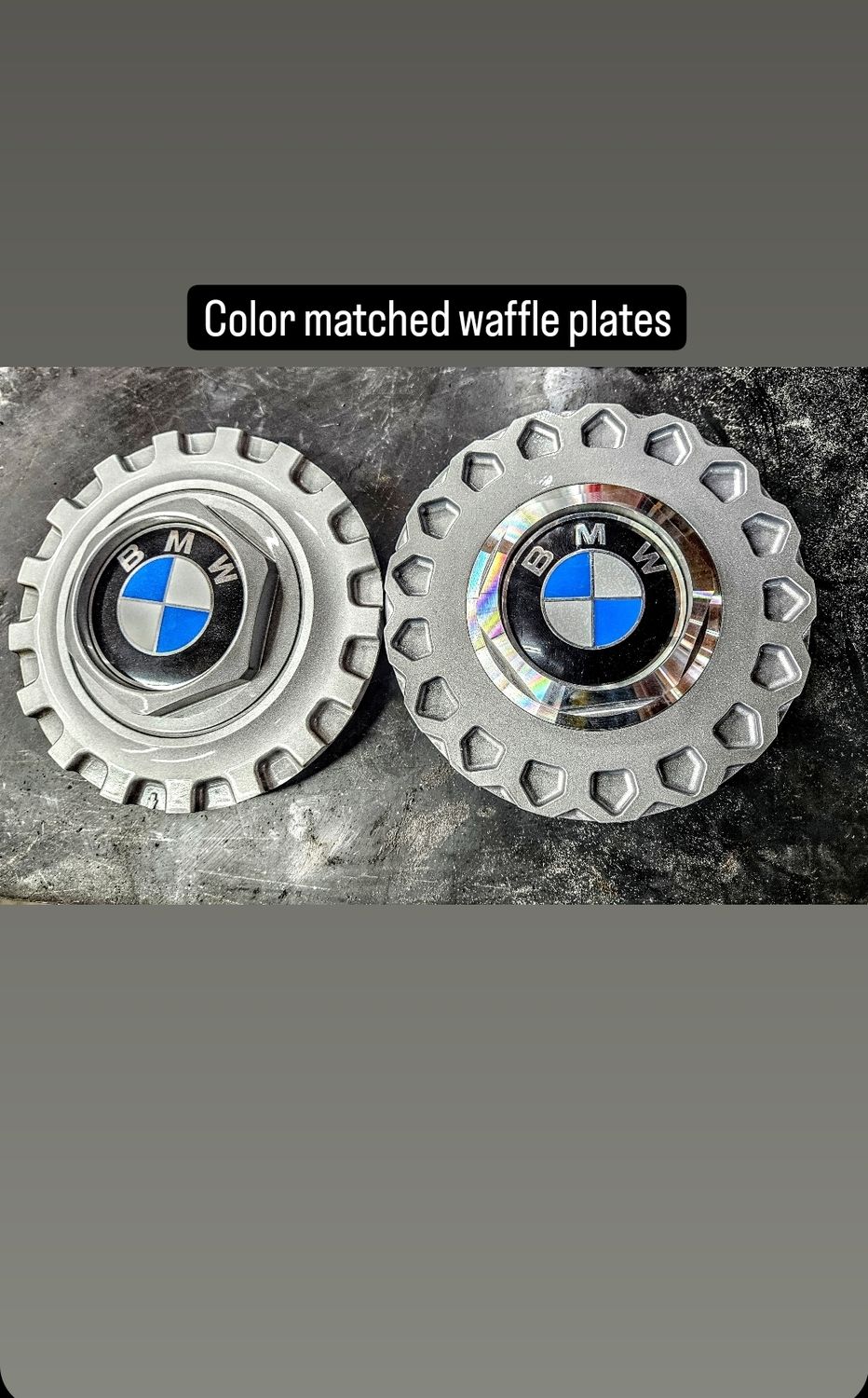 Center caps/waffle plates RC090 style 5 - RS style