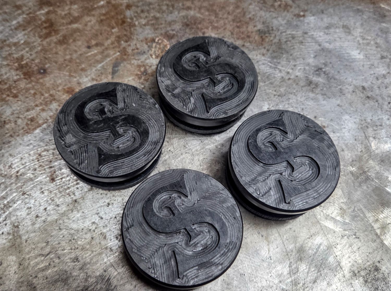 BMW E30 Bottle Cap Delrin Center Caps – 4-Lug (Black or White)