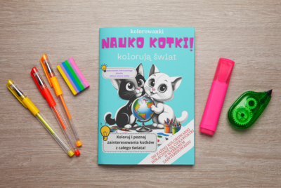 Nauko kotki! -Kolorowanki, które pomogą dziecku
 odkryć własne hobby