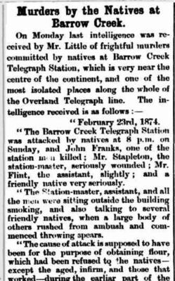 1874.02.27 Barrow Creek Murders