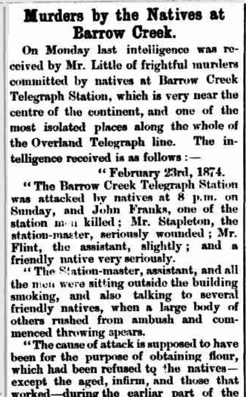 NTTG Barrow Creek Murders