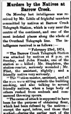 NTTG Barrow Creek Murders