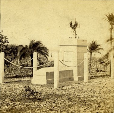 1869 graves of JWO Bennett and Richard Hazard