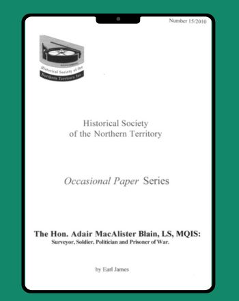 2010 The Hon Adair MacAlister Blain, LS, MQIS