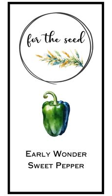 Early Wonder Pepper