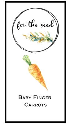 Baby Finger Carrots