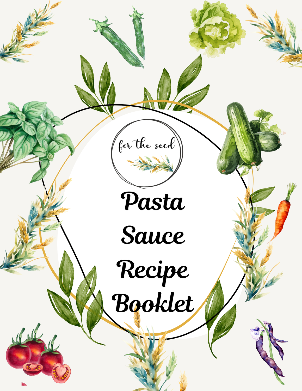The Pasta Sauce Collection Digital Download Recipe Book