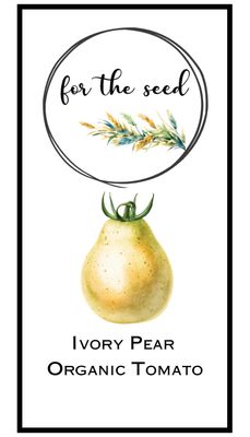 Ivory Pear Organic Tomato (Indeterminate)