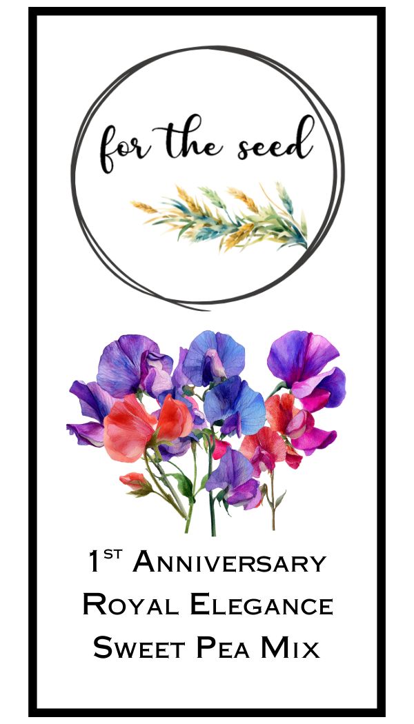 1st Anniversary Royal Elegance Sweet Pea Mix