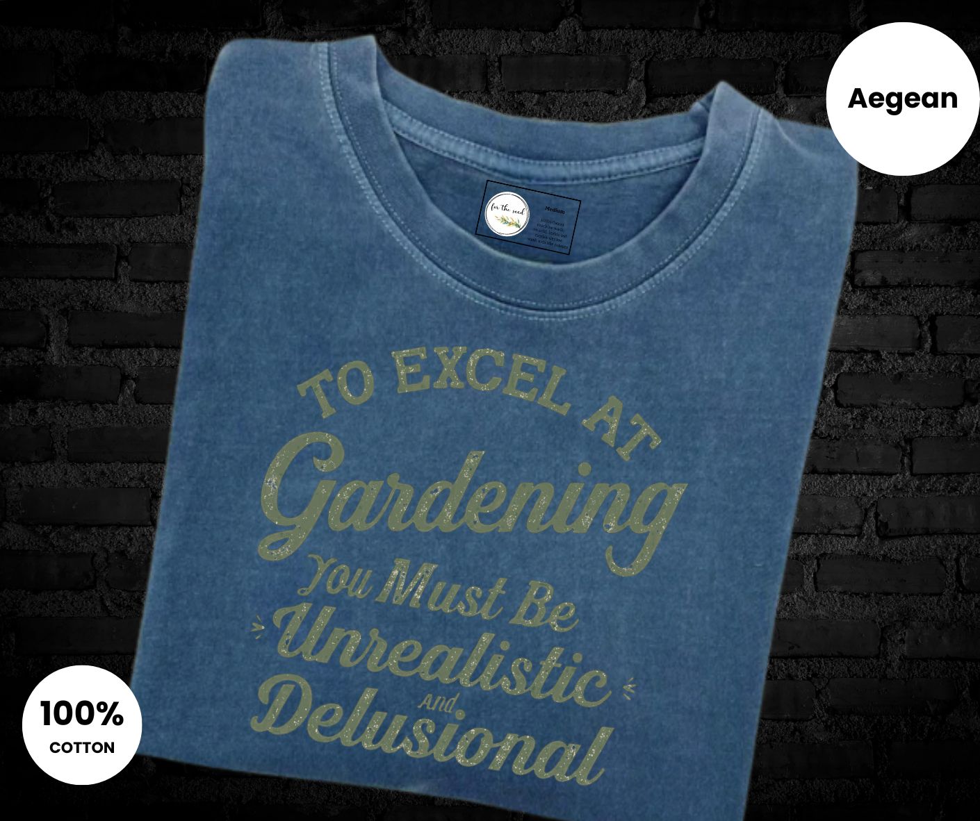 If You Want to Excel at Gardening Cotton T-Shirt - Light