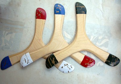 Lincoln Hand Made Wood Boomerang - Made in USA