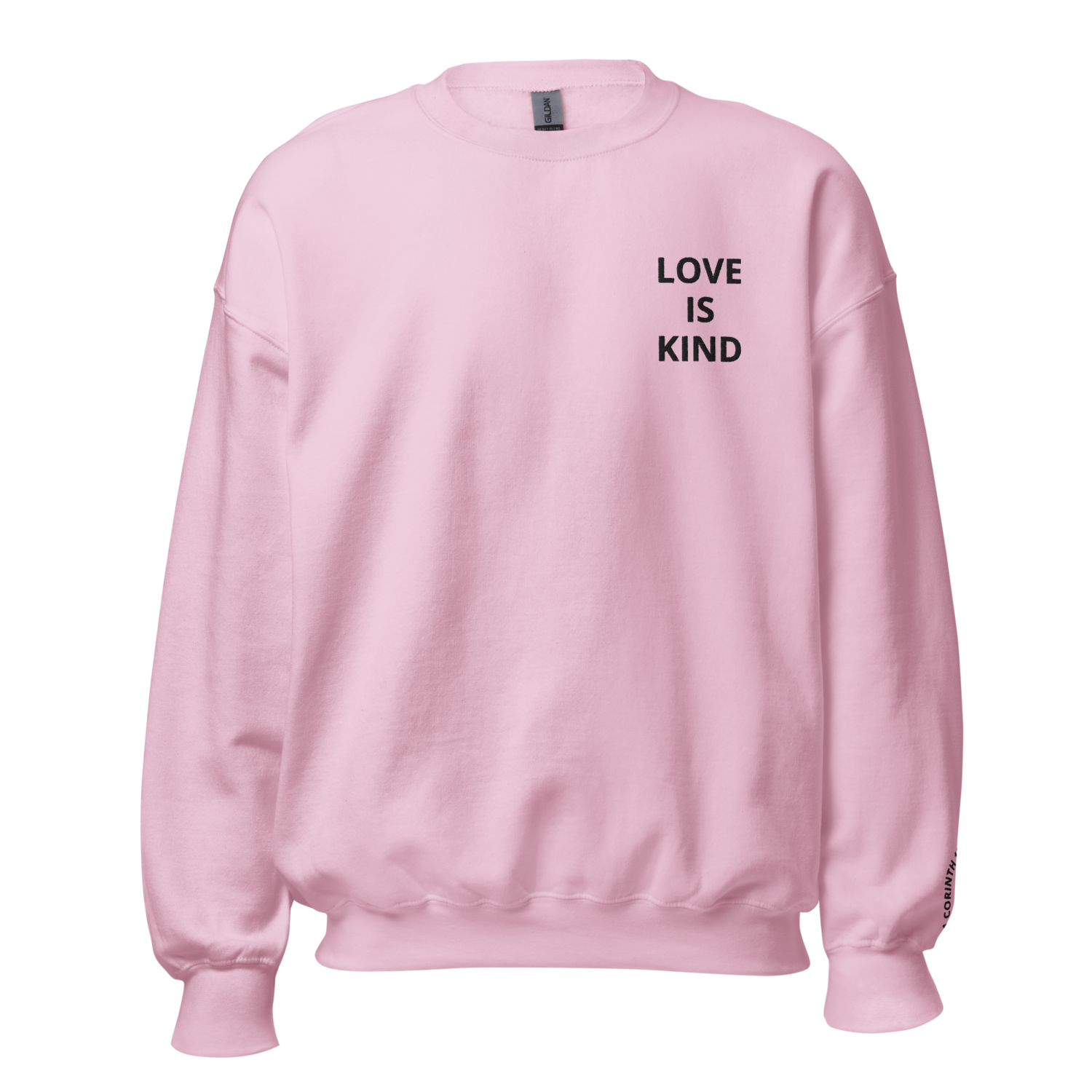 Unisex crew neck love is kind Sweatshirt