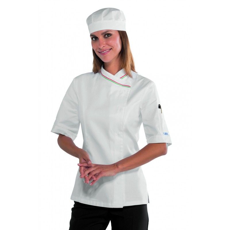 GIACCA LADY SNAPS TRICOLORE MEZZA MANICA