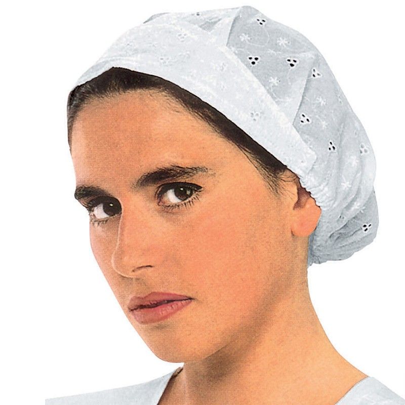 CUFFIA DONNA TUTTO PIZZO SANGALLO