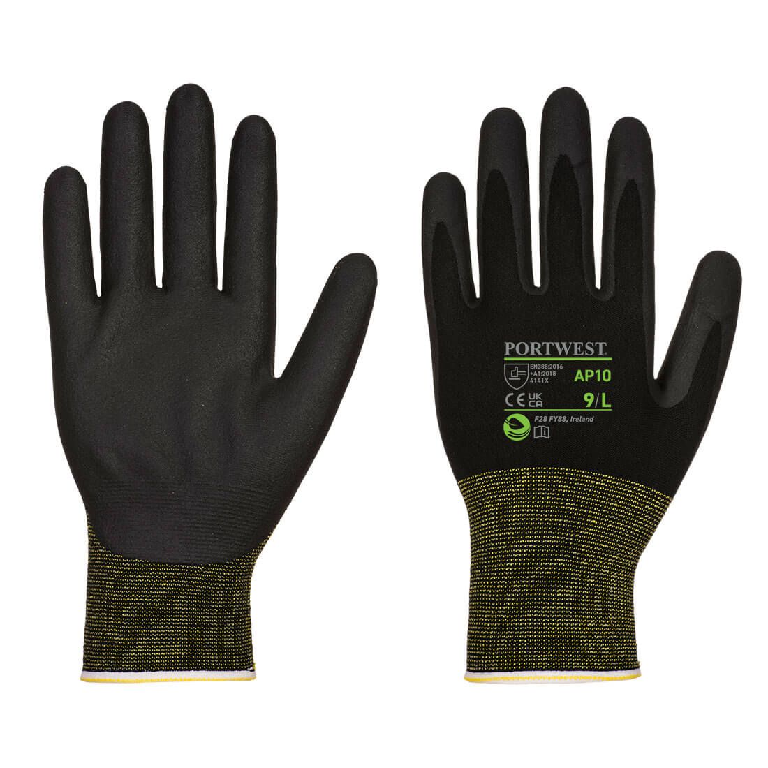 NPR15 GUANTO IN BAMBU SPALMATO IN SCHIUMA DI NITRILE - CONF. 12 PZ