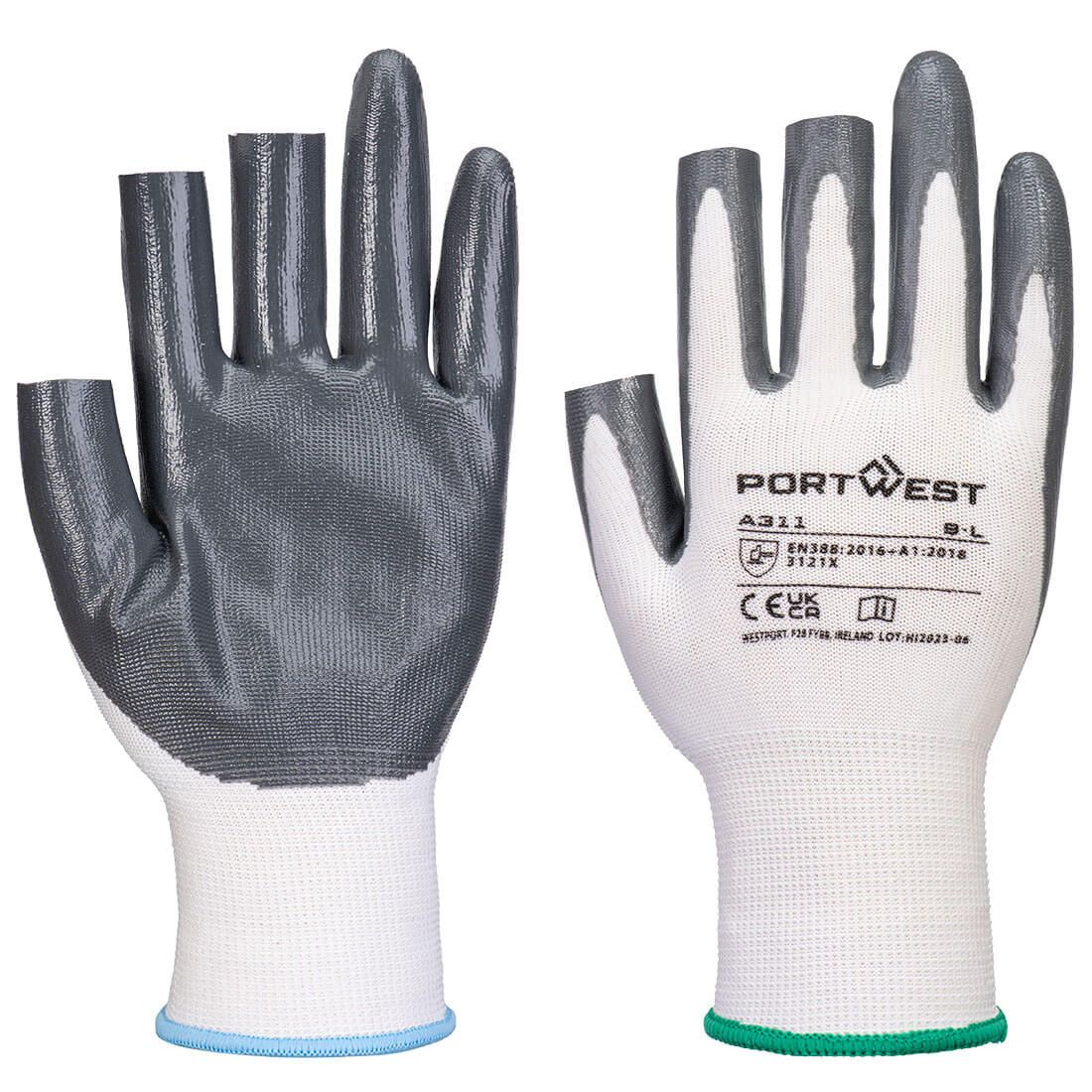 GUANTO GRIP 13 IN NITRILE SENZA 3 DITA - CONF. 12 PZ