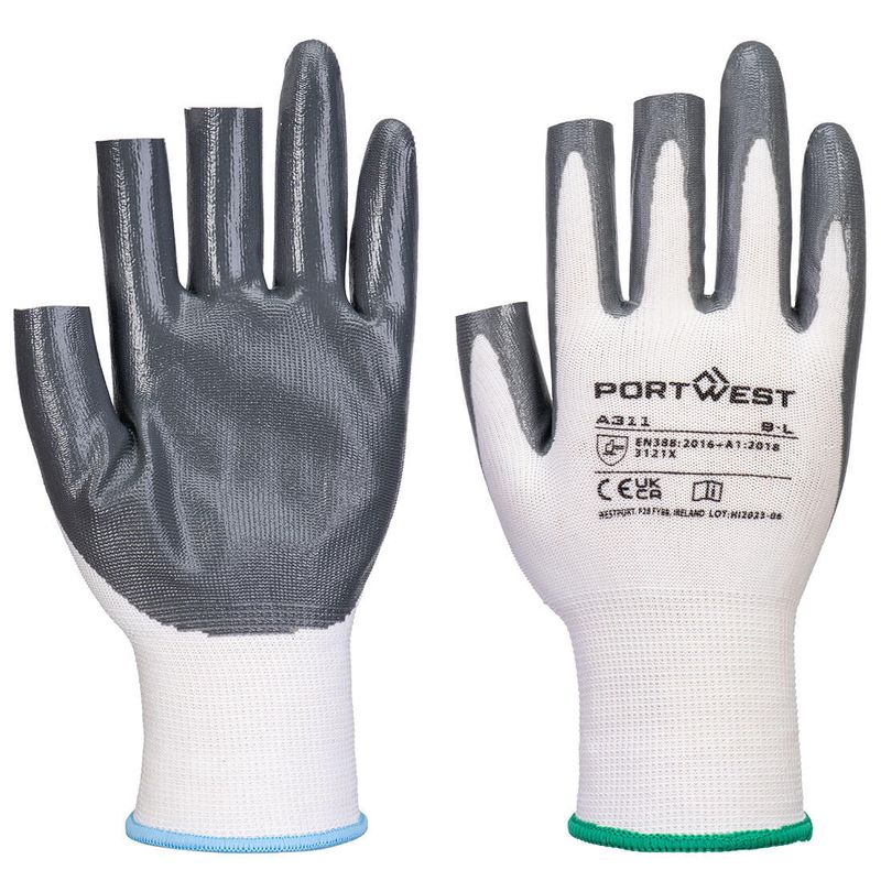GUANTO GRIP 13 IN NITRILE SENZA 3 DITA - CONF. 12 PZ