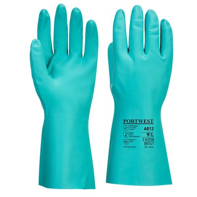 GUANTI PROTEZIONE CHIMICA NITROSAFE PLUS - CONF. 12 PZ