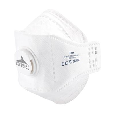 EAGLE FFP3 - MASCHERINA PIEGHIEVOLE DOLOMIA CON VALVOLA - CONF. 10 PZ