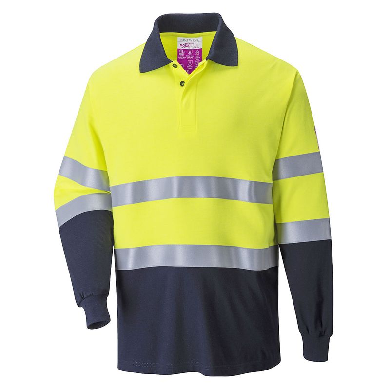 POLO BICOLORE ANTISTATICA IGNIFUGA