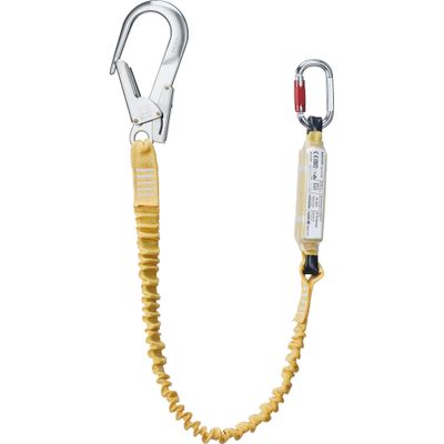 SAFE FLEX - CORDINO ANTICADUTA A FASCIA ELASTICA CON ASSORBITORE DI ENERGIA