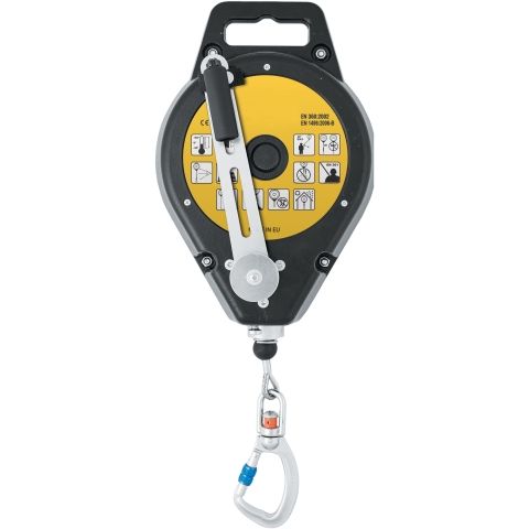 CRW 300 - DISPOSITIVO ANTICADUTA DI TIPO RETRATTILE CON SISTEMA DI RECUPERO MANUALE INTEGRATO