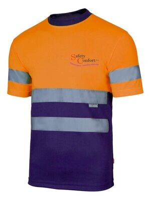 Camiseta VELILLA tecnica bicolor alta visibilidad Ref. 305506