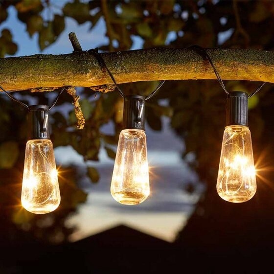 10 Eureka! Vintage Lightbulb String Lights