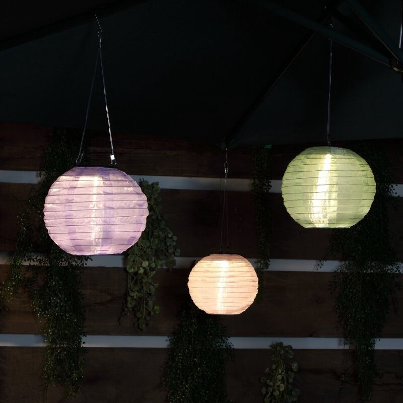 Mandarin 20CM Assorted Round Lanterns