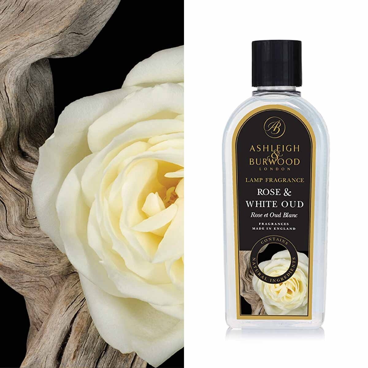 Rose &amp; White Oud Lamp Fragrance 250ml