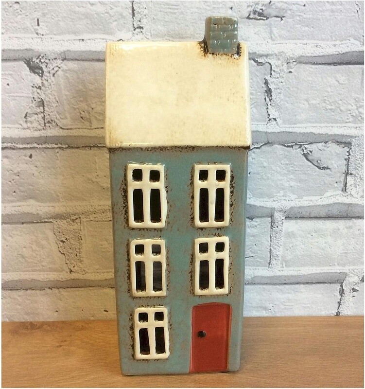Tall grey house