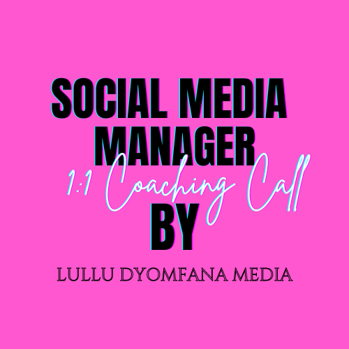1:1 Coaching Call for Social Media Managers