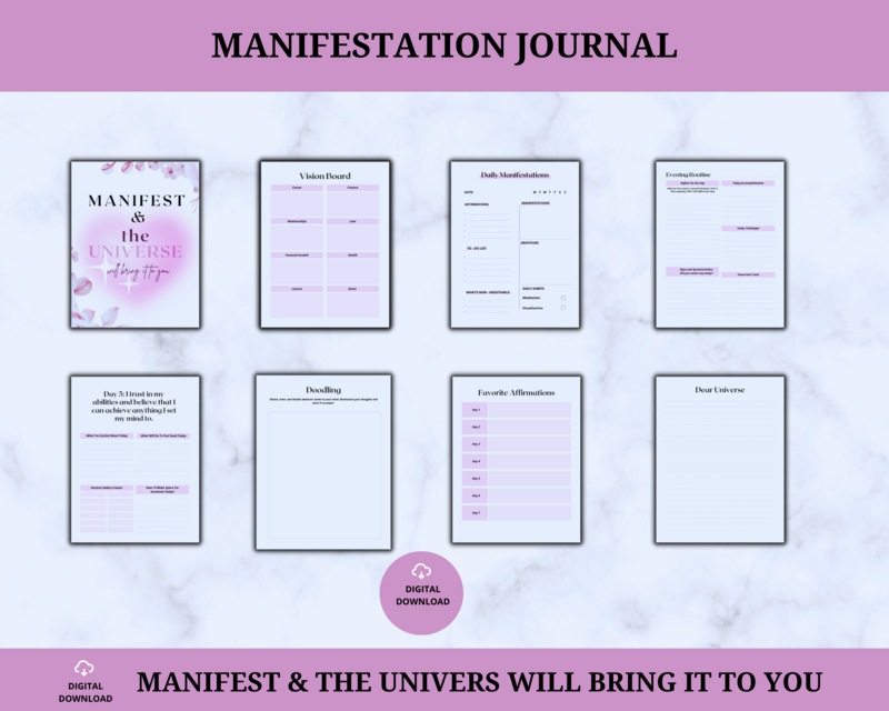 Manifest &amp; The Universe Will Bring It To You - The 21-Day &#39;Having It All&#39; Manifestation Journal