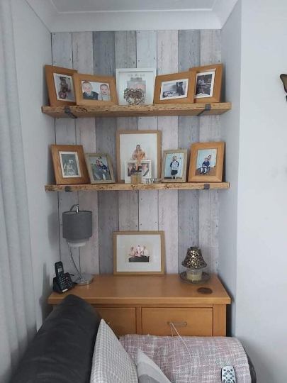 Scaffold Board Shelves with brackets! 225mm deep
