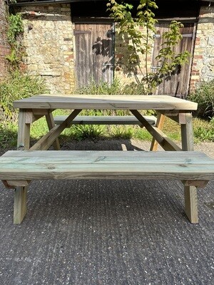 Heavy Duty Garden Picnic Table / Pub Bench