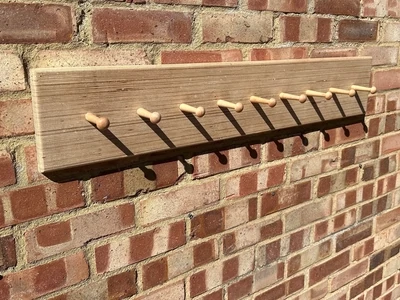 Laminated Birch Wood Ply Shaker Peg Coat Rack