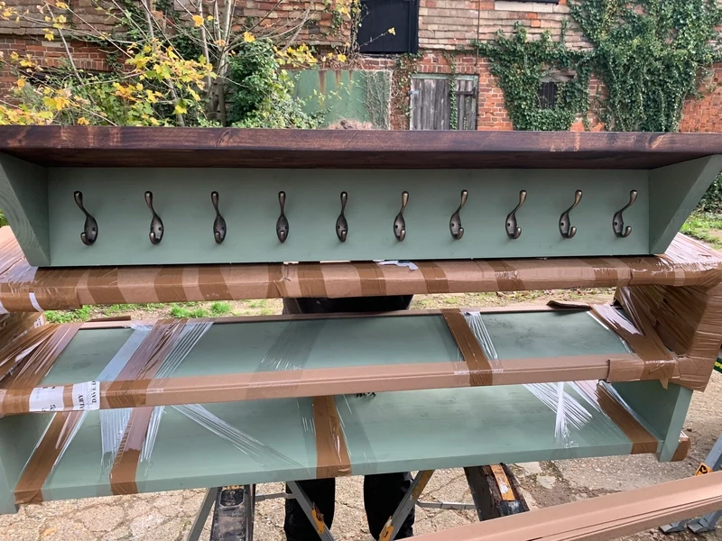 Reclaimed Scaffold Board Coat Rack