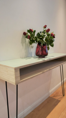 Birch Wood Ply Console Table